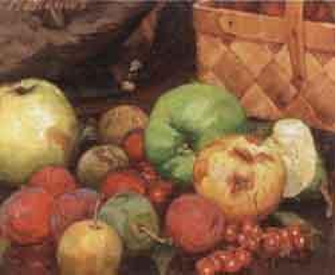 Still life of fruit by Jahn Ekenaes