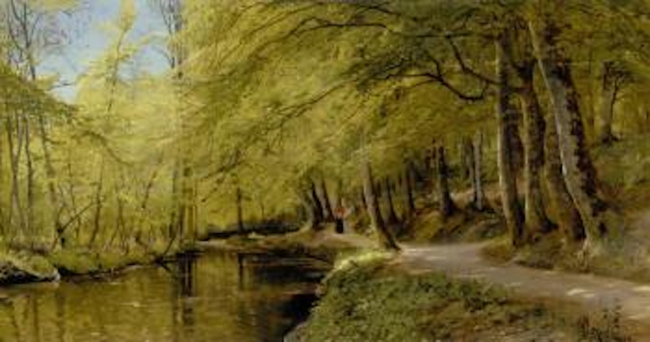 An afternoon stroll by Peder Mork Monsted