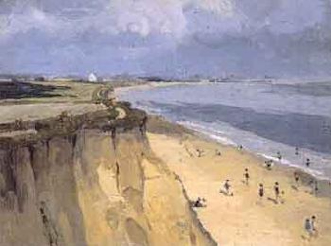 Corton beach, near Charnoc, August Bank Holiday by Campbell Mellon
