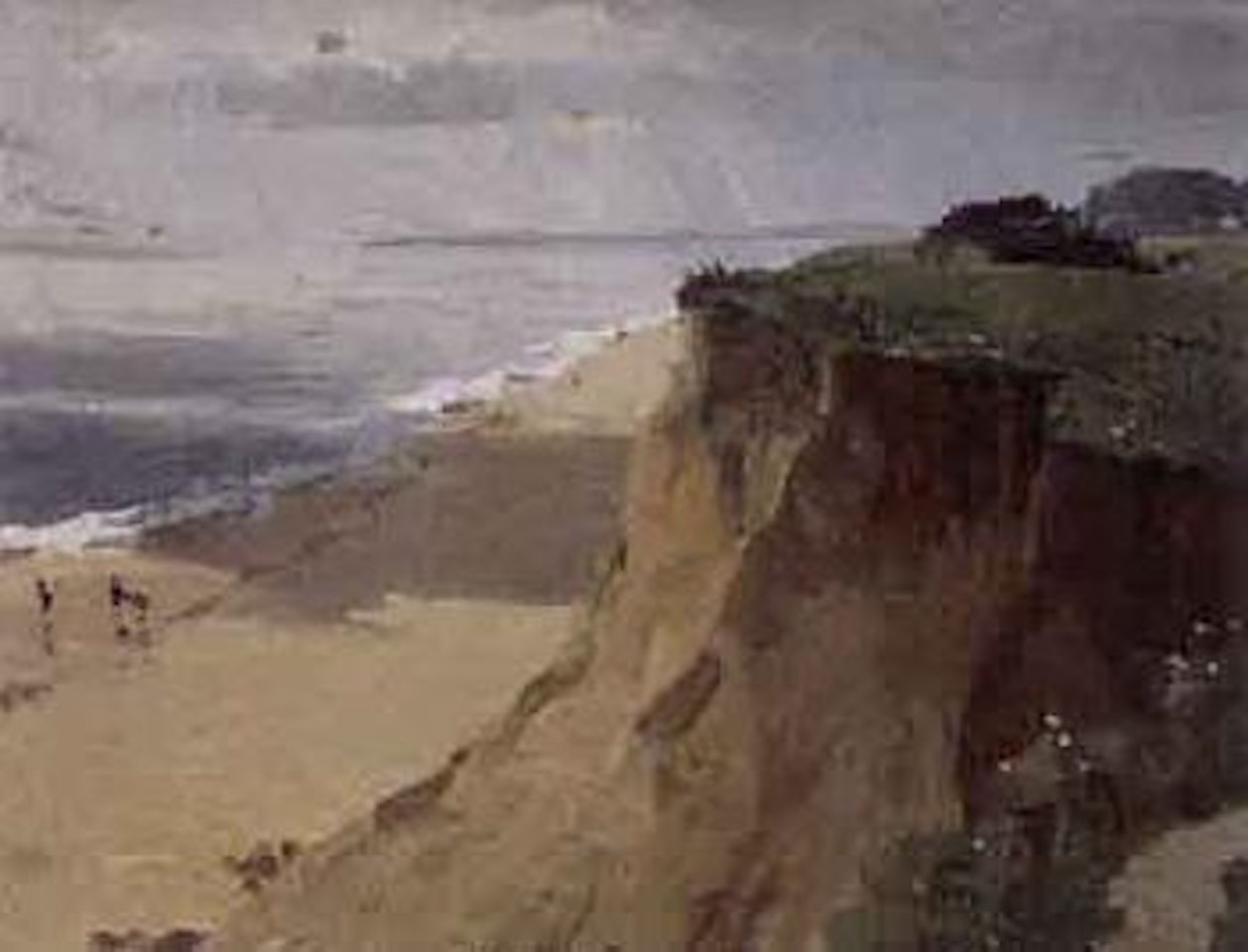 Hopton cliff by Campbell Mellon