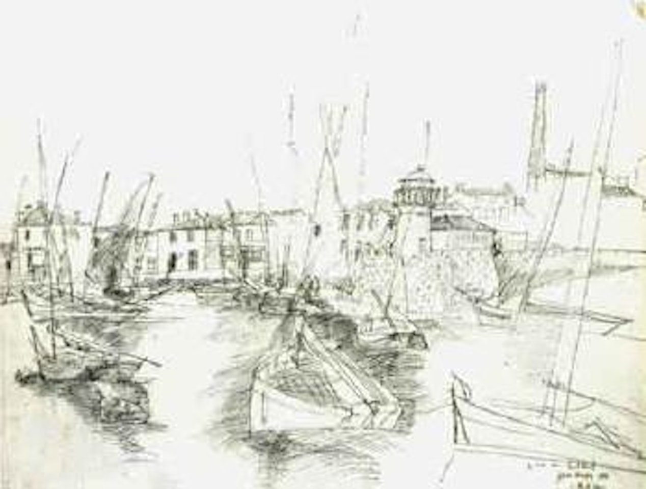 Port de I'lle d'Yeu by Jean Dufy