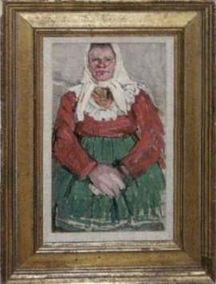 Russian peasant lady by Leon Gaspard