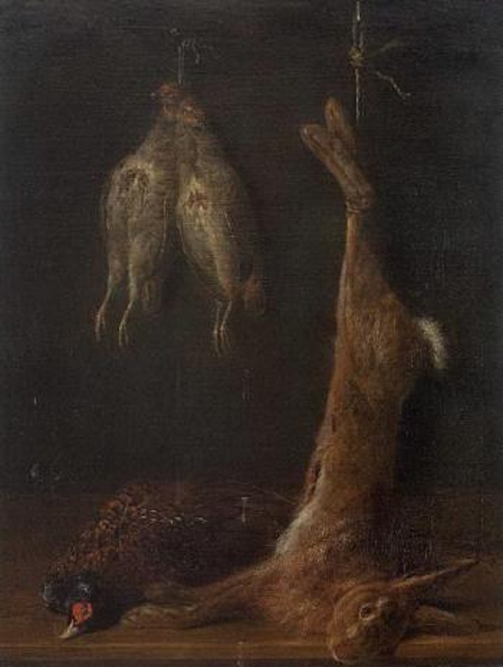 Hunting still life by Adriaen van Utrecht
