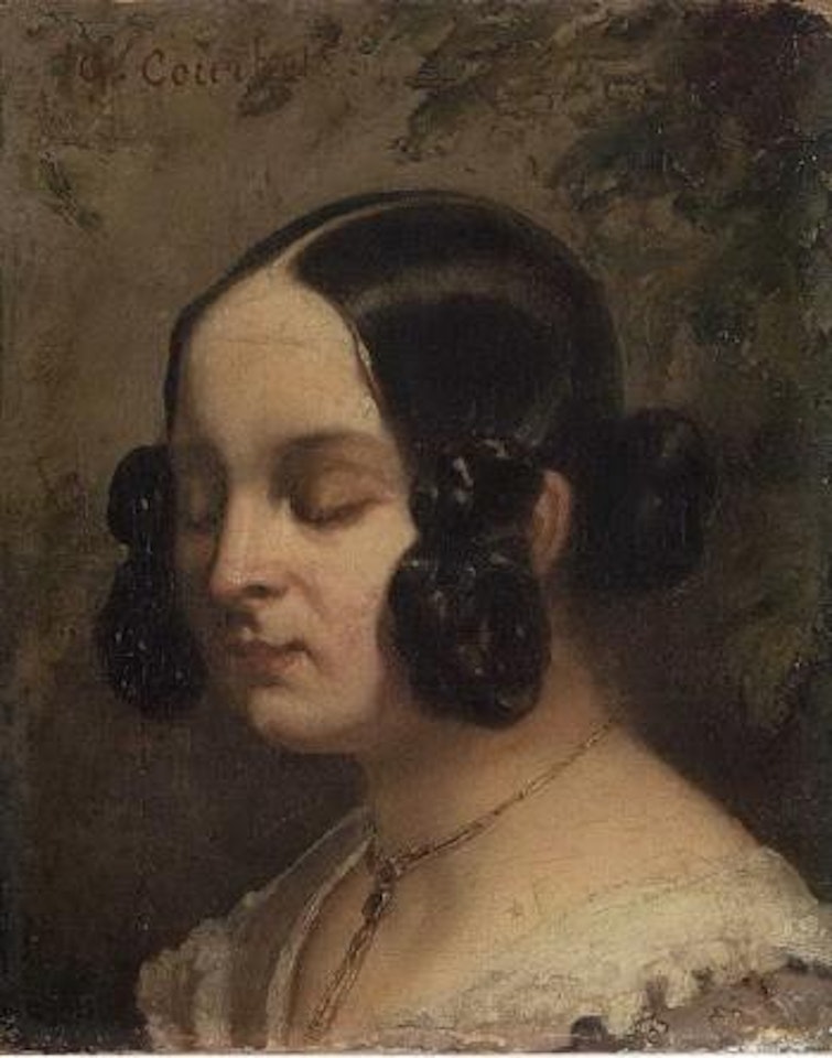 Woman's portrait by Gustave Courbet