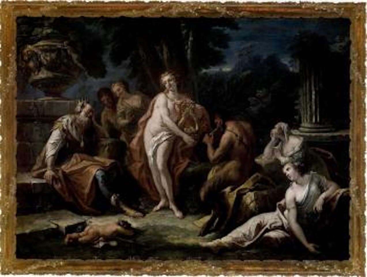 The judgement of Midas by Gaspare Diziani