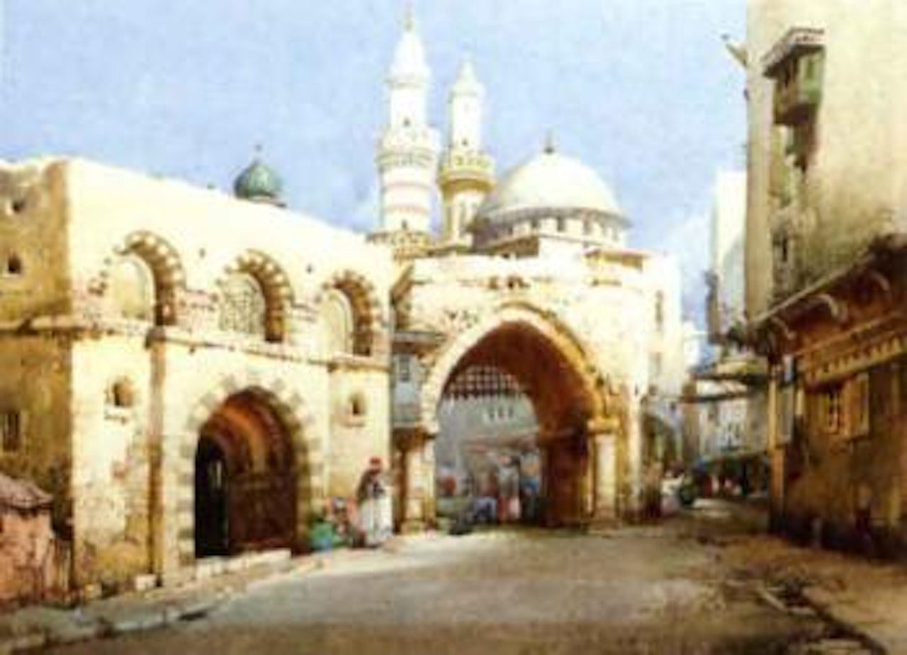 Approach to a mosque, Algiers by Noel Harry Leaver