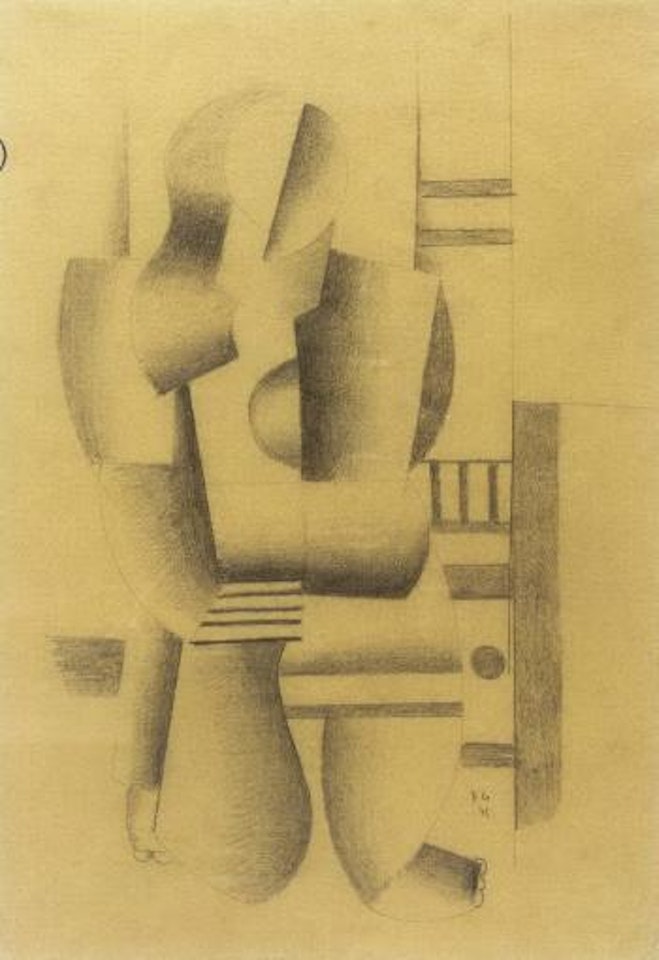 Etude pour femme a genoux by Fernand Leger
