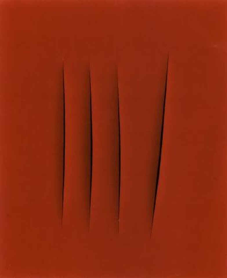 Concetto spaziale, attese by Lucio Fontana