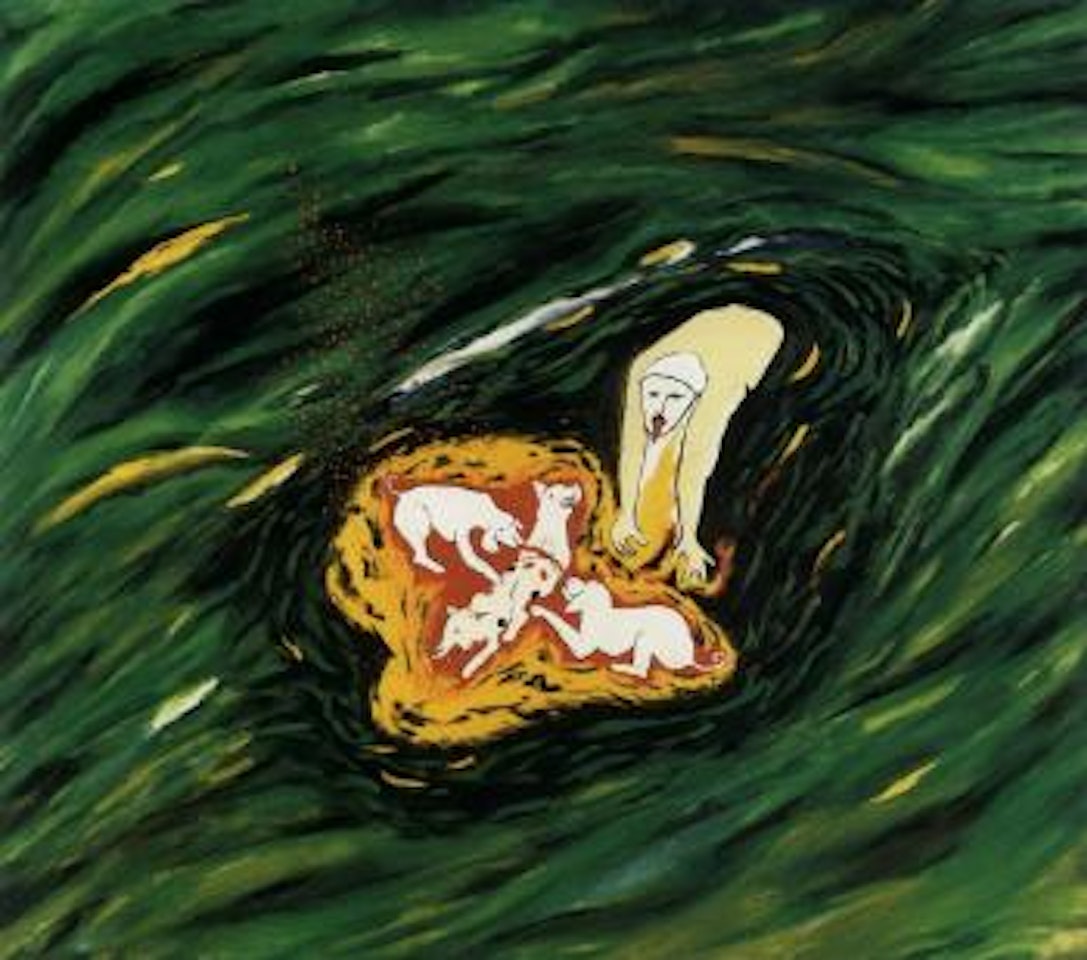 Cani con la lingua a spasso by Enzo Cucchi