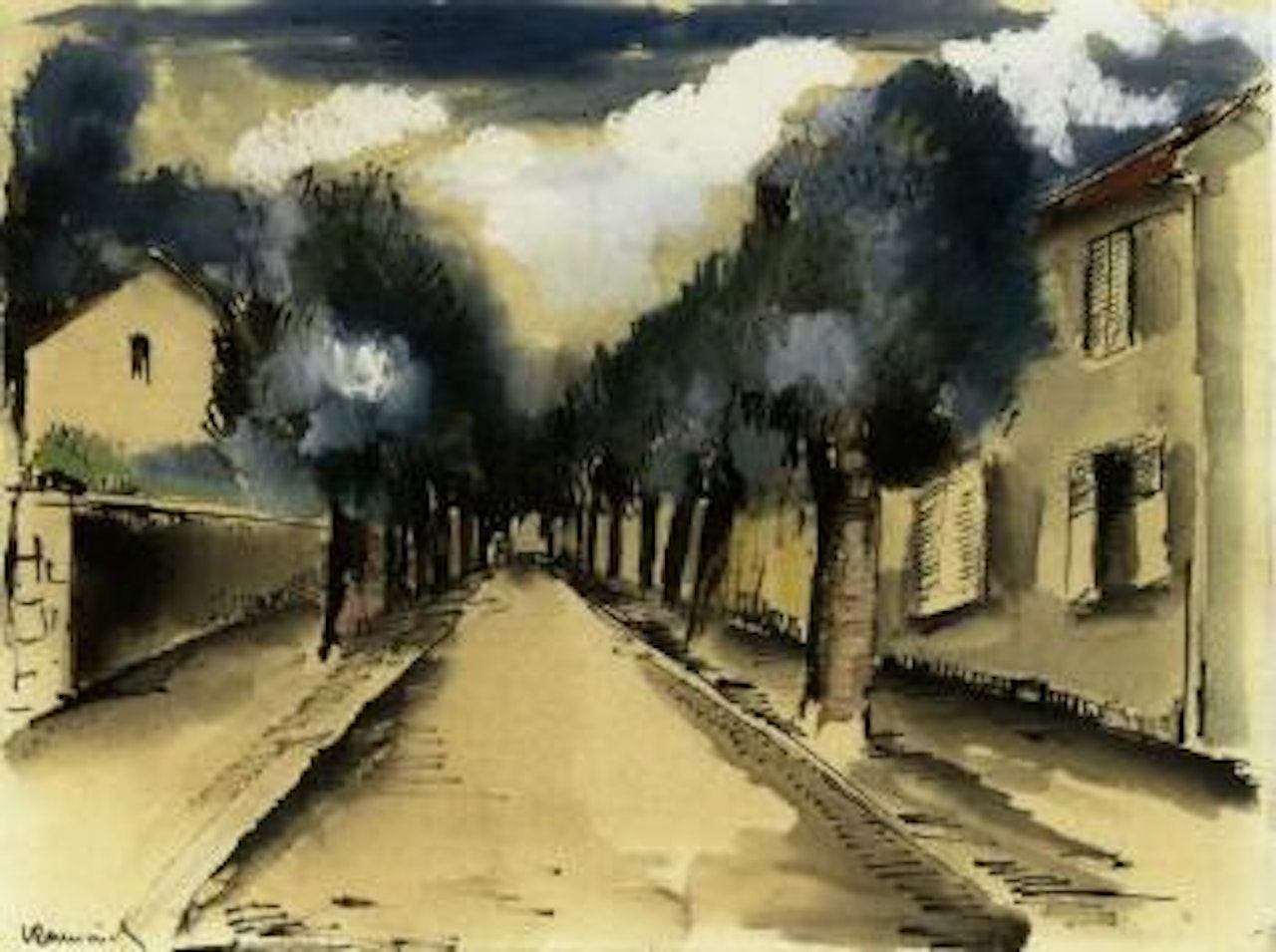Chaponval by Maurice de Vlaminck