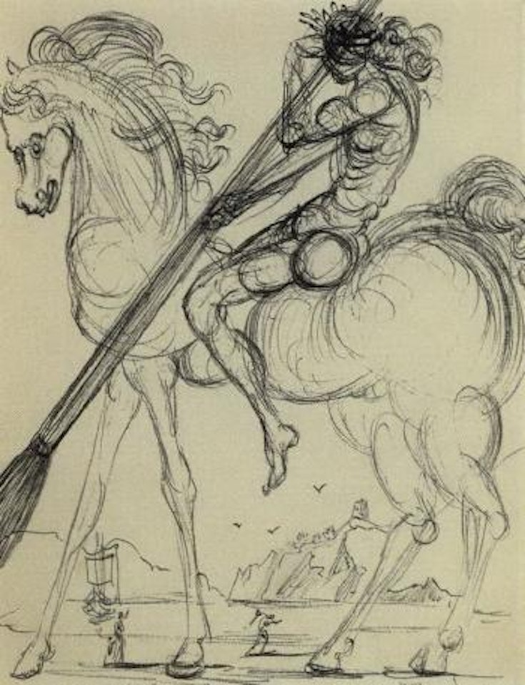 Cavalier a la Brosse by Salvador Dali