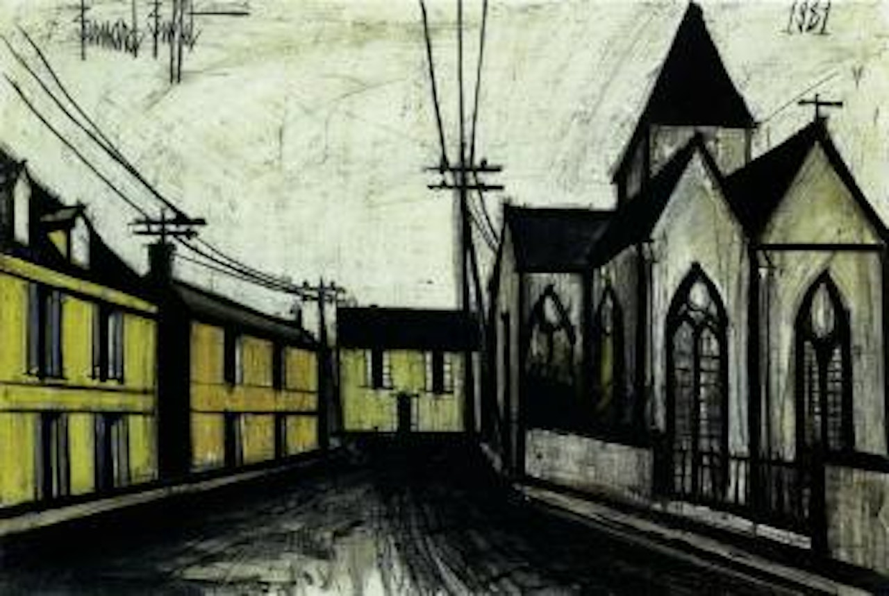 Rue de L'Eglise by Bernard Buffet