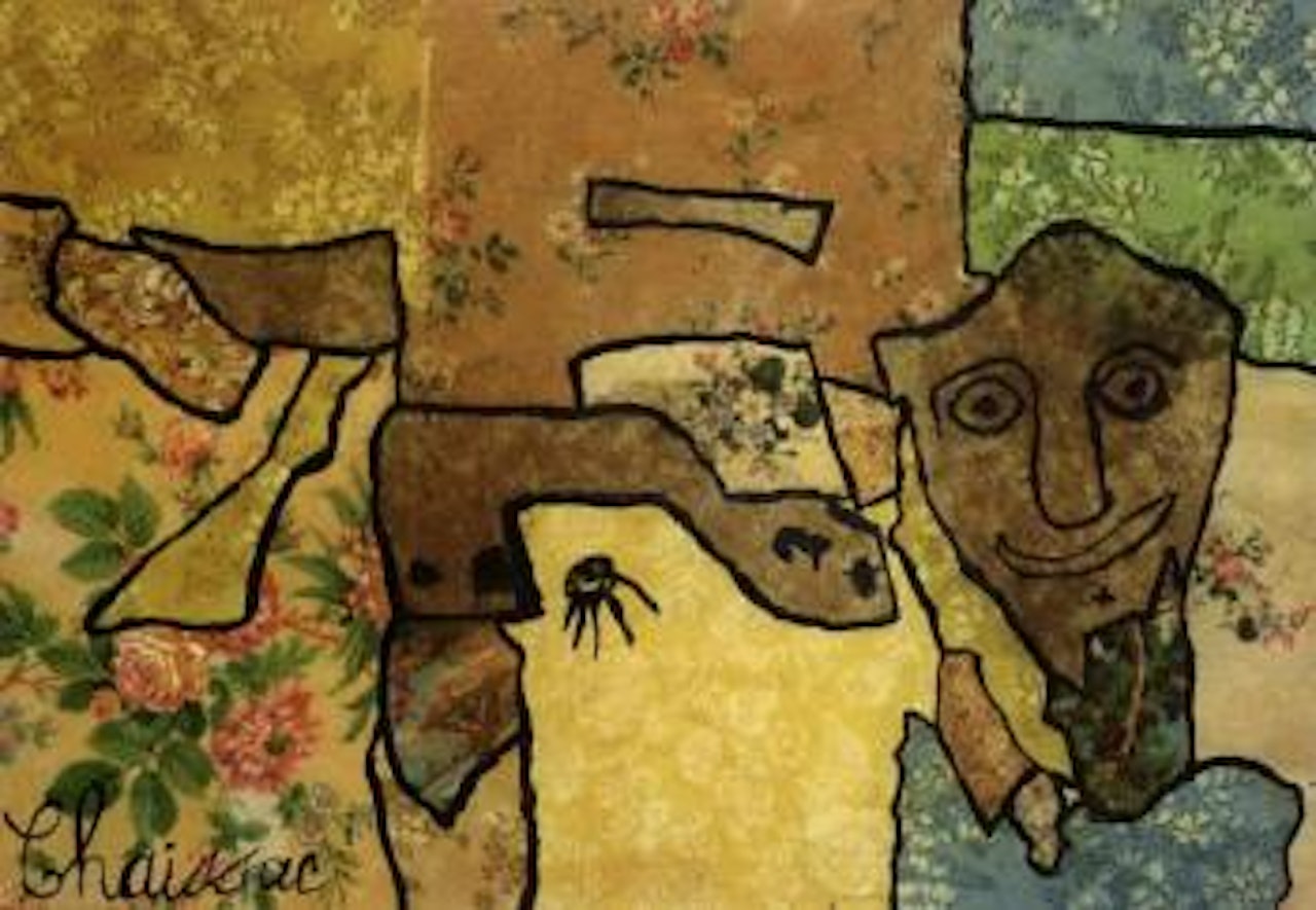 Composition a un visage by Gaston Chaissac