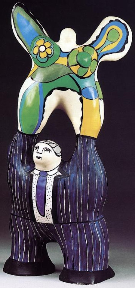 Le poete et sa muse by Niki de Saint Phalle