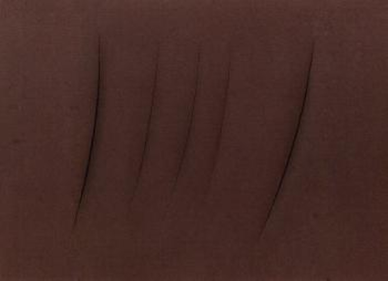 Concetto spaziale, attese by Lucio Fontana