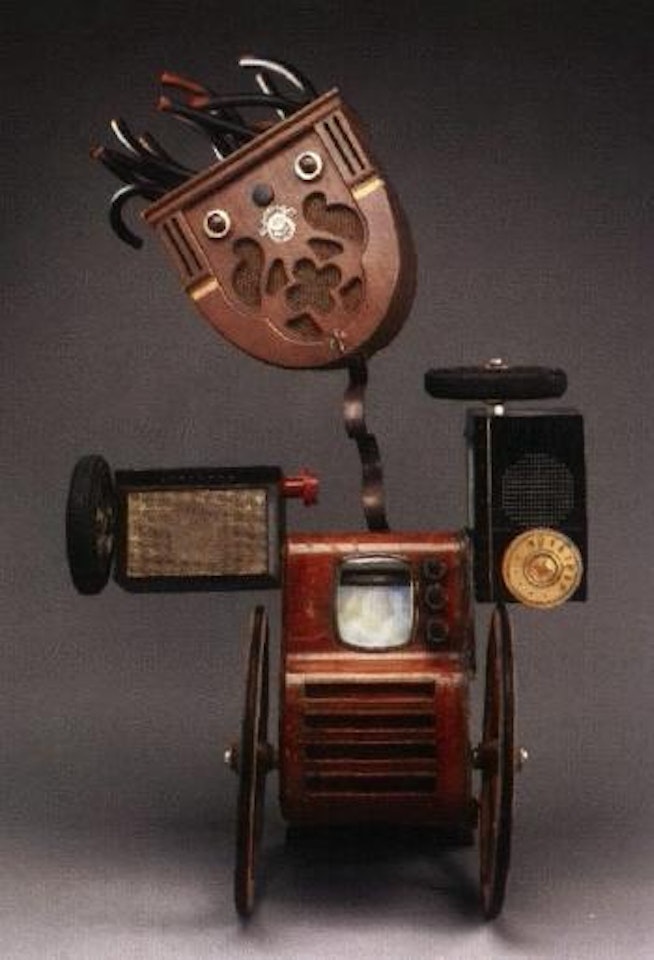 Untitled - robot on wheels by Nam June Paik