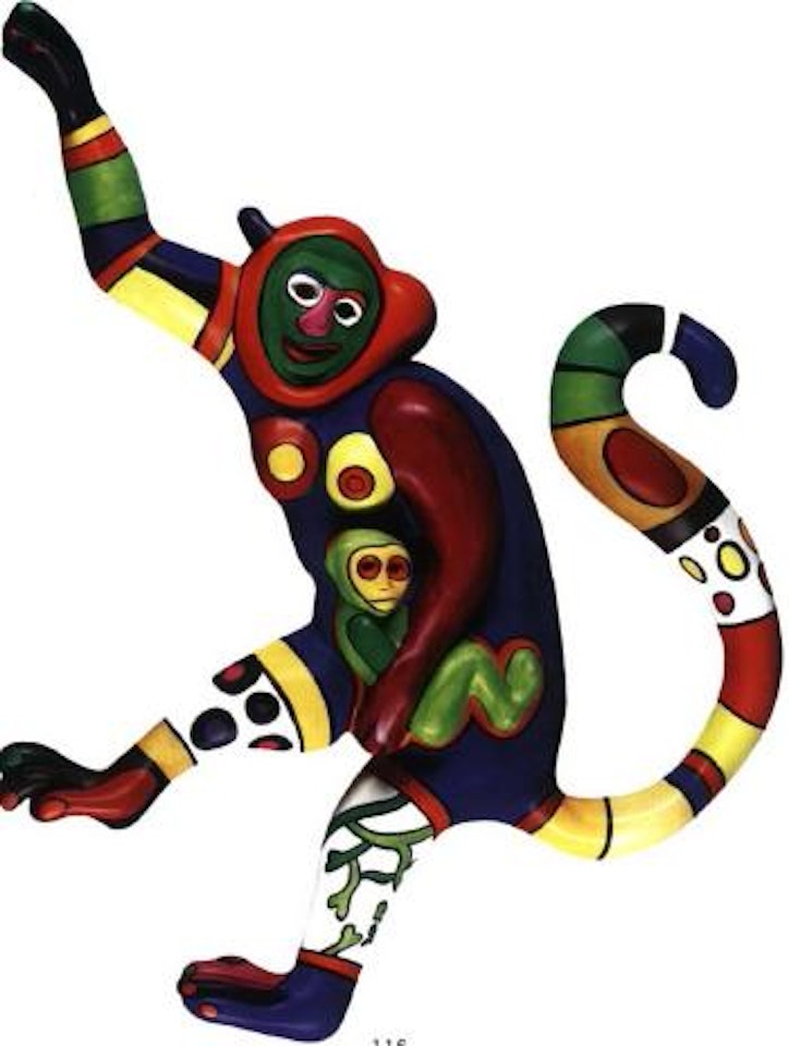 Monkey and child by Niki de Saint Phalle