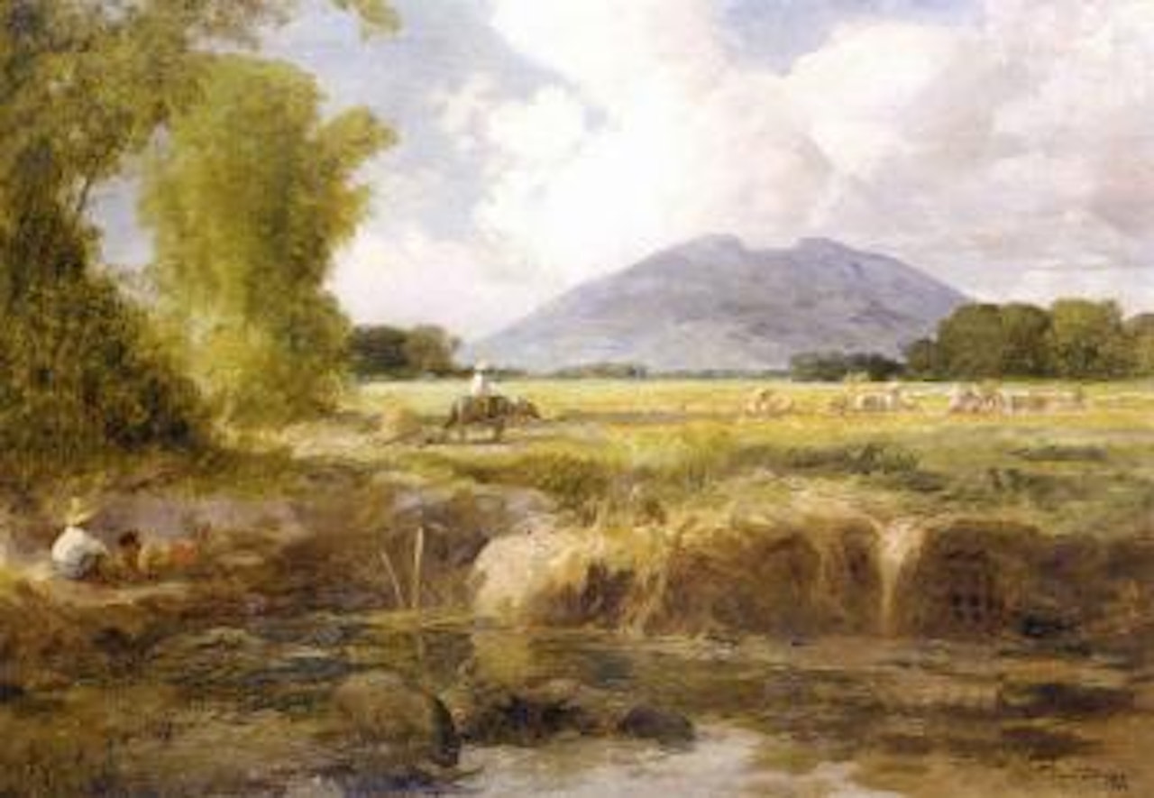 Ricefield by Fernando Amorsolo