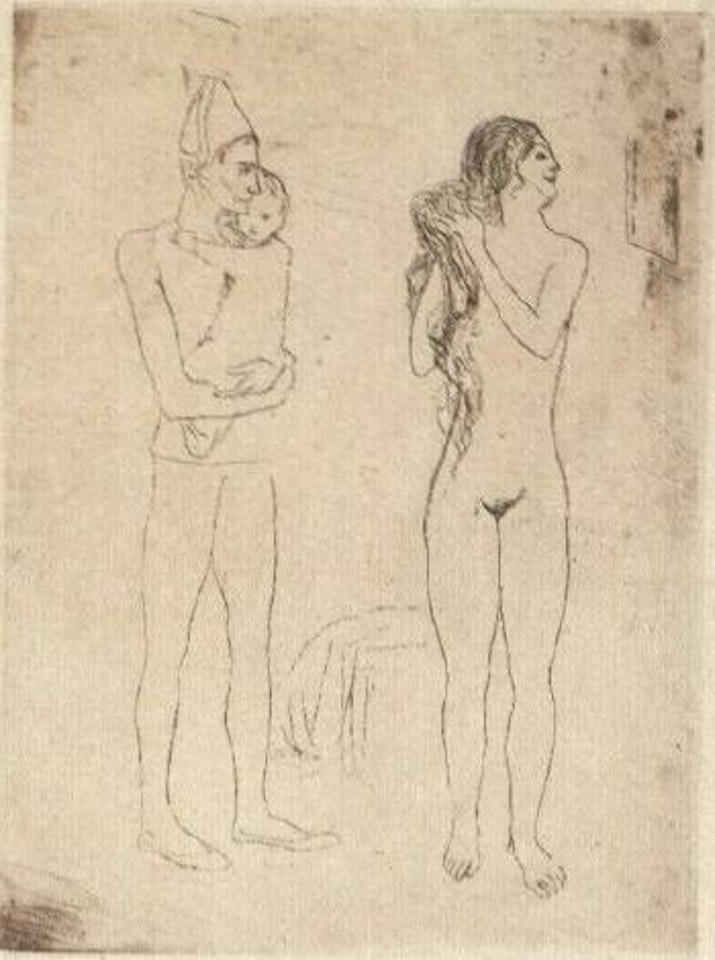 La toilette de la mere by Pablo Picasso