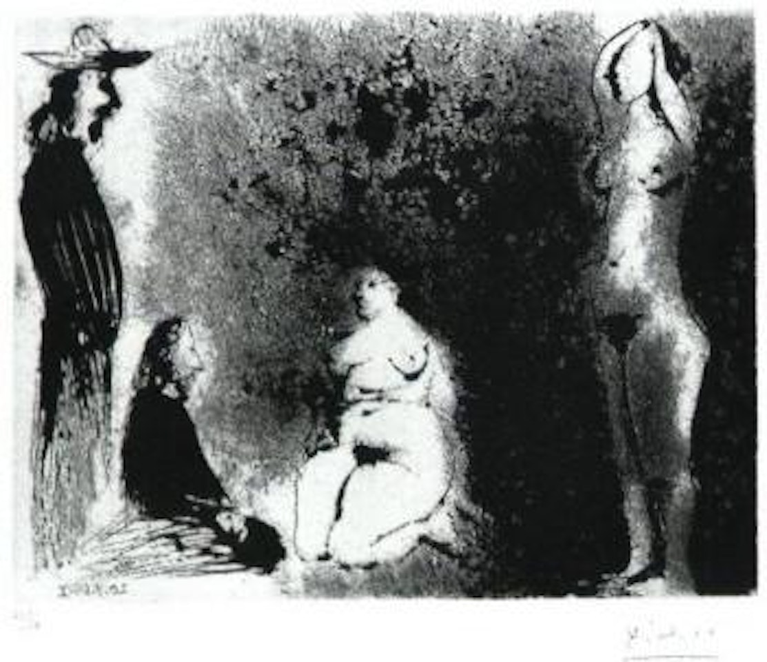 Peintres aux champs, autour du XIXe siecle et de courbet by Pablo Picasso