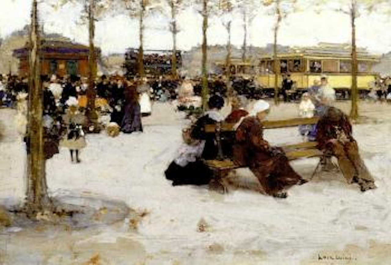 Bustling day by Luigi Loir