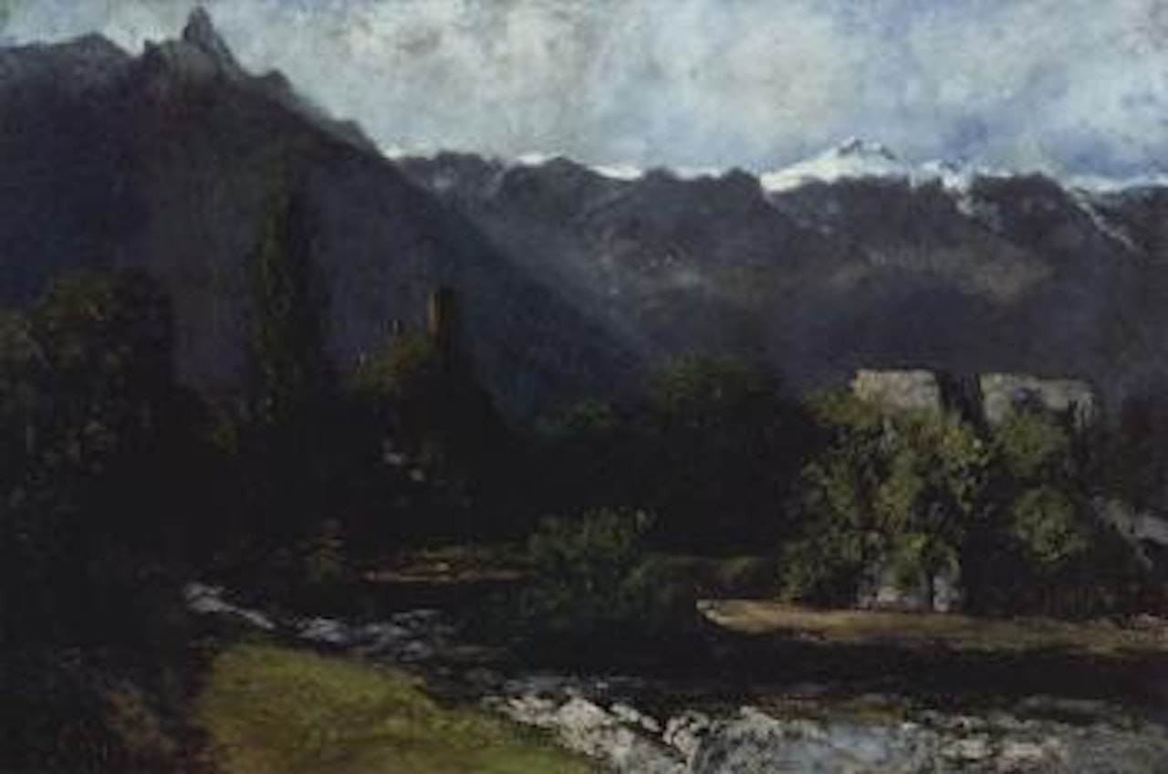 Le glacier by Gustave Courbet