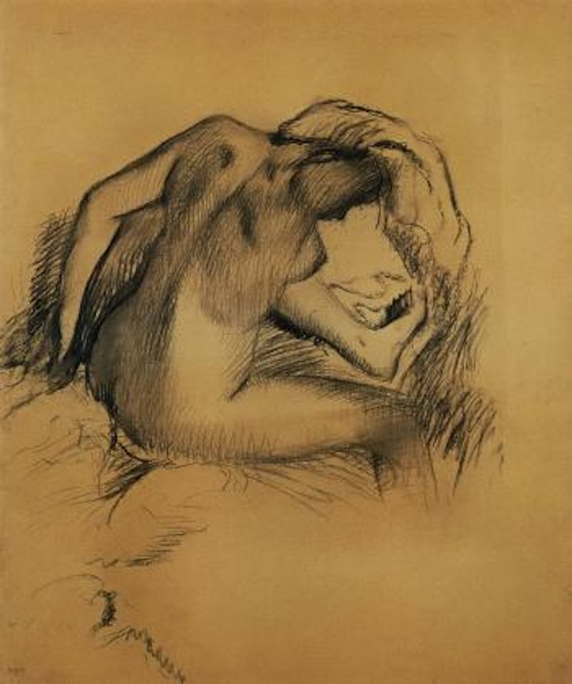 Apres le bain, femme s'essuyant by Edgar Degas