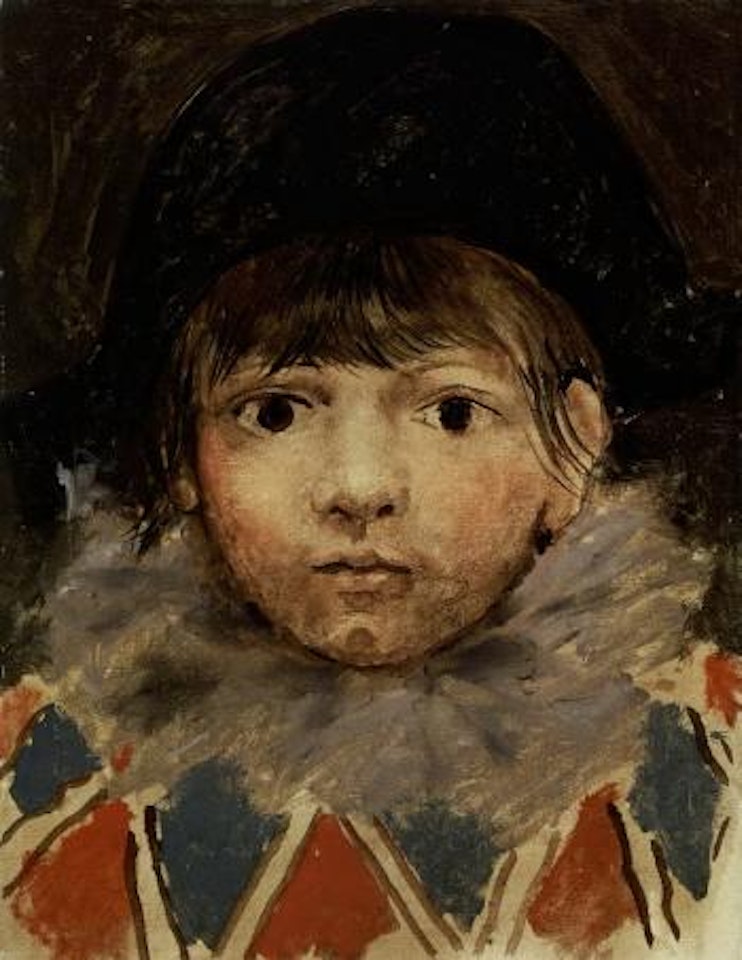 Le fils de l'artiste en arlequin - Portrait of Paulo by Pablo Picasso