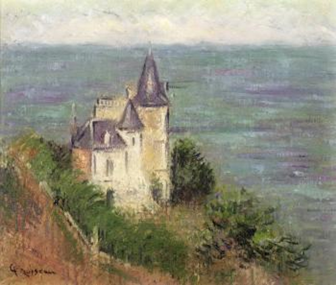 Maison au bord de la mer by Gustave Loiseau