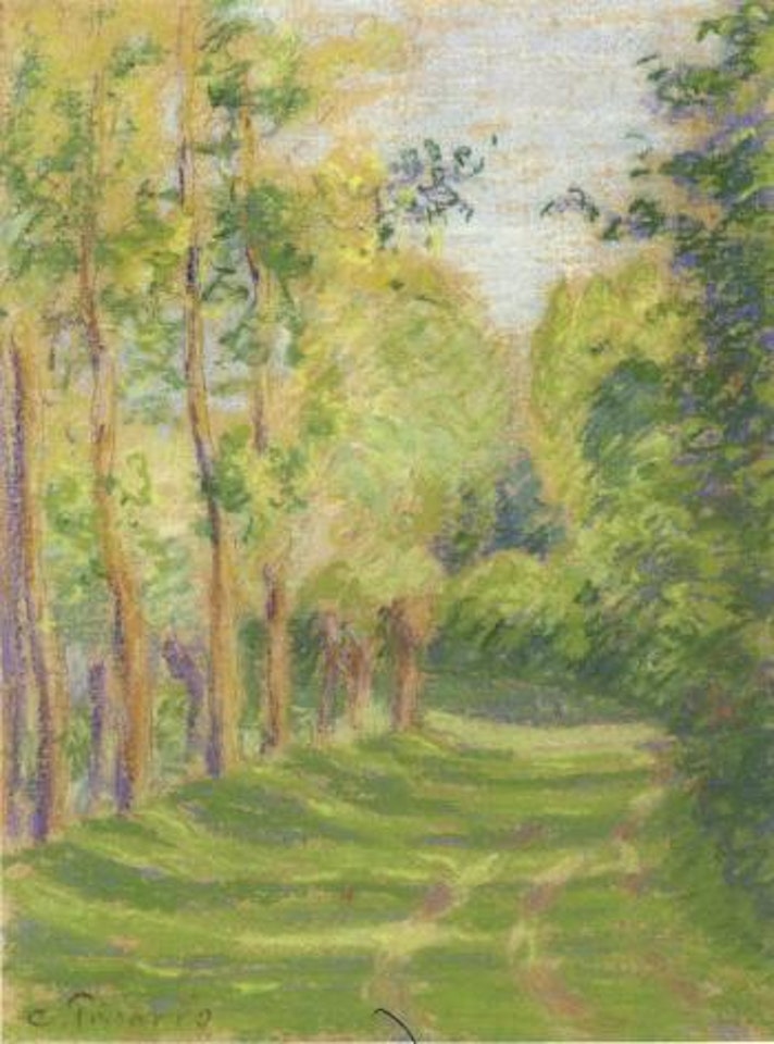 Paysage a Saint Charles by Camille Pissarro