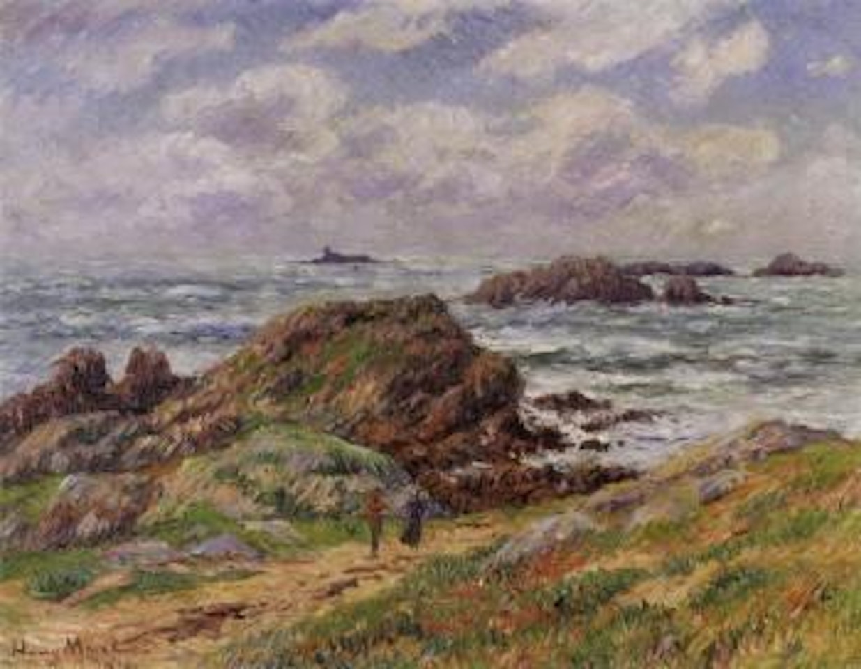 Rochers de porspoder, finistere by Henry Moret