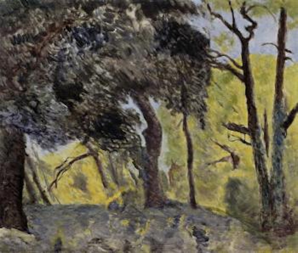 Sous-bois - esquisse by Pierre Bonnard