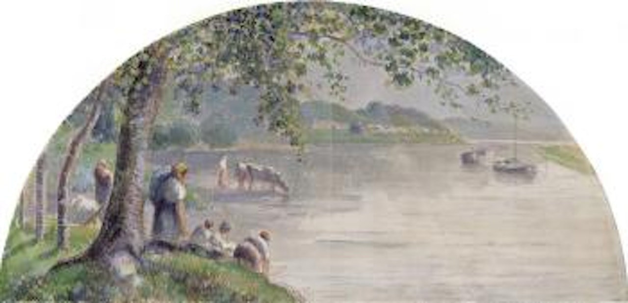 Bords de l'oise by Camille Pissarro