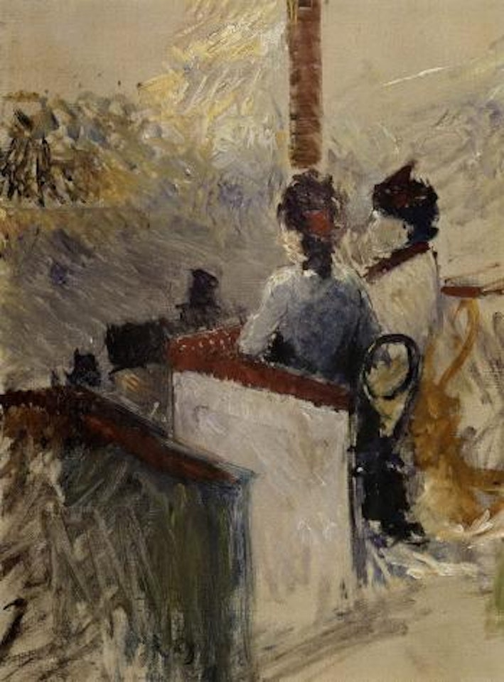 L loge by Henri de Toulouse-Lautrec