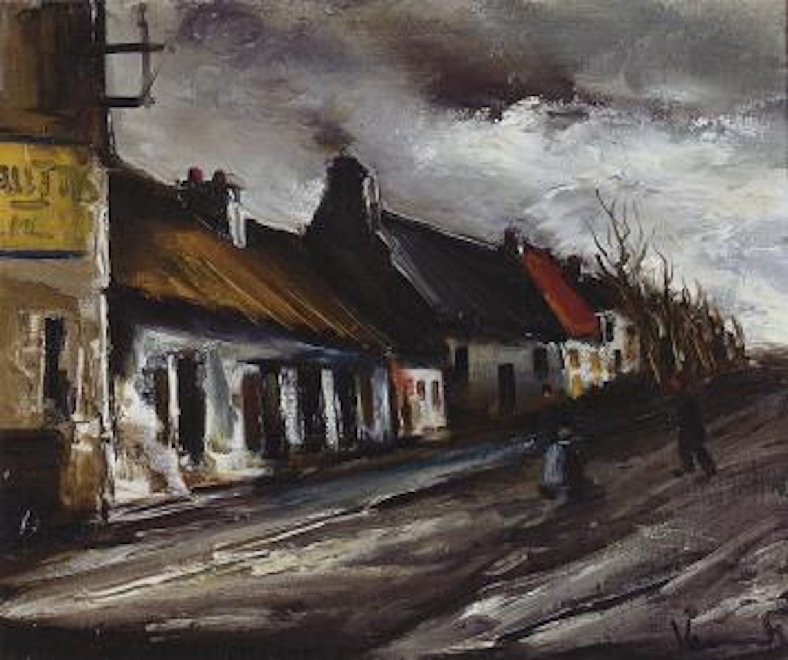 Rue de village by Maurice de Vlaminck