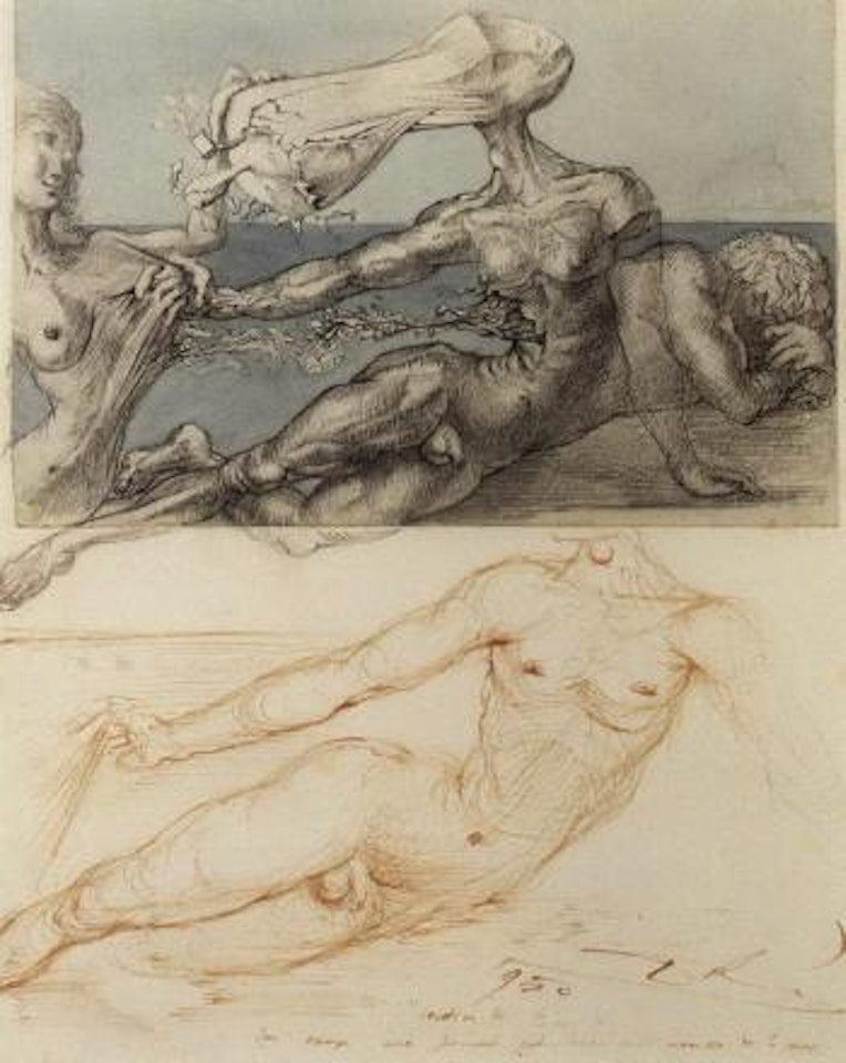 Creation de Eve Rendre du sommeil de 'homme la nature vivante reddoublee by Salvador Dali