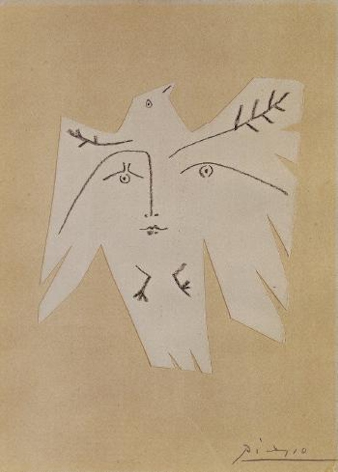 Le visage de la paix by Pablo Picasso
