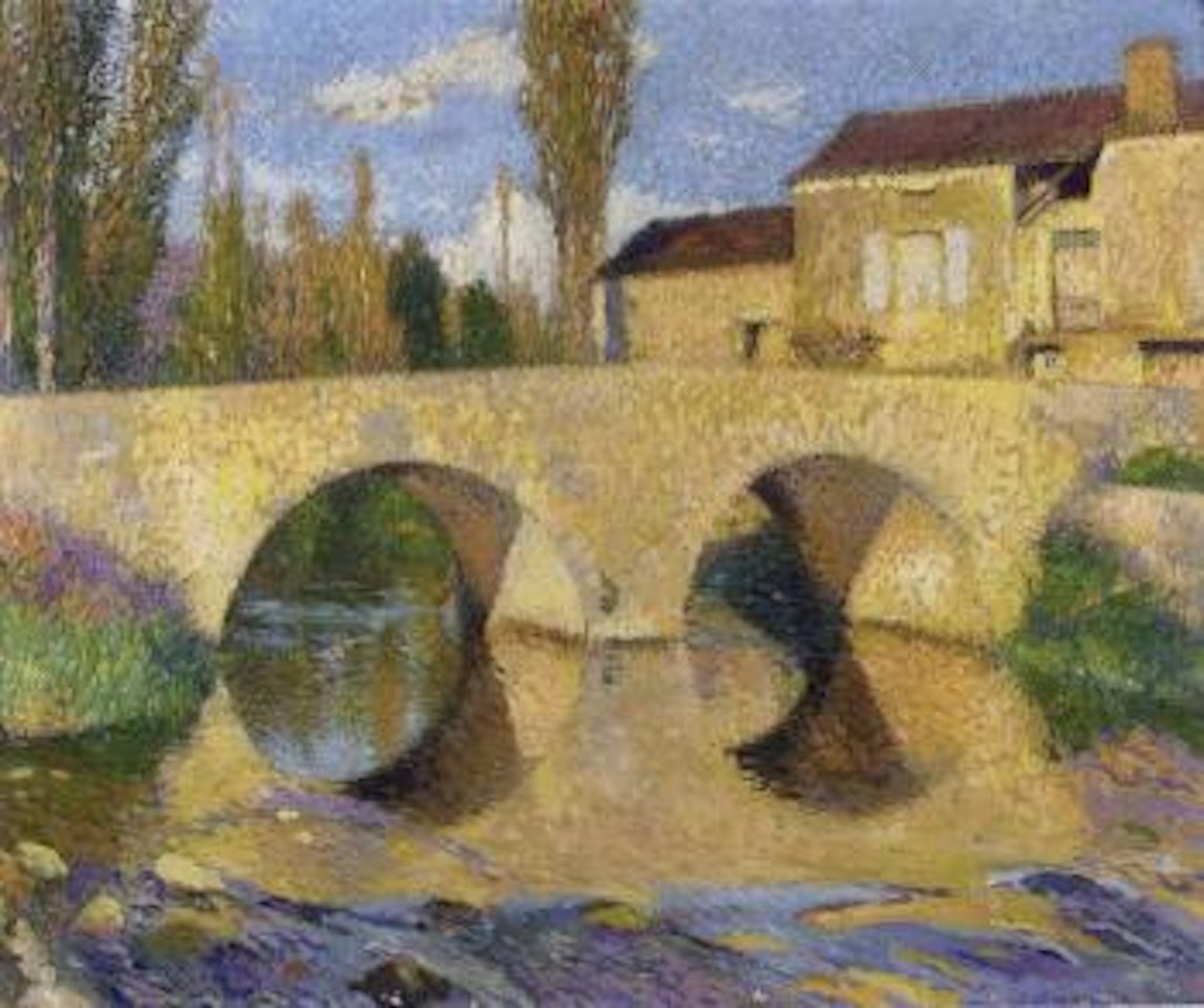 Le pont de la Bastide du vert by Henri Jean Guillaume Martin