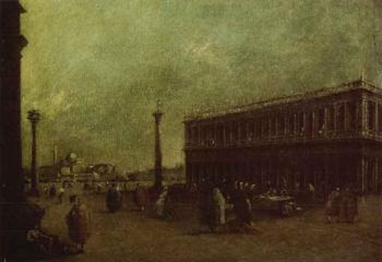 Venice, view of the Piazzetta with San Giorgio Maggiore in distance by Francesco Guardi