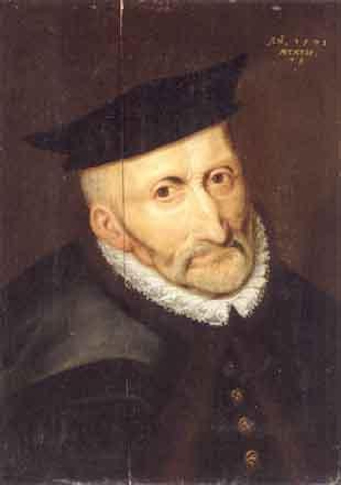 Portrait of elderly gentleman wearing cloak and hat by Netherlandish School