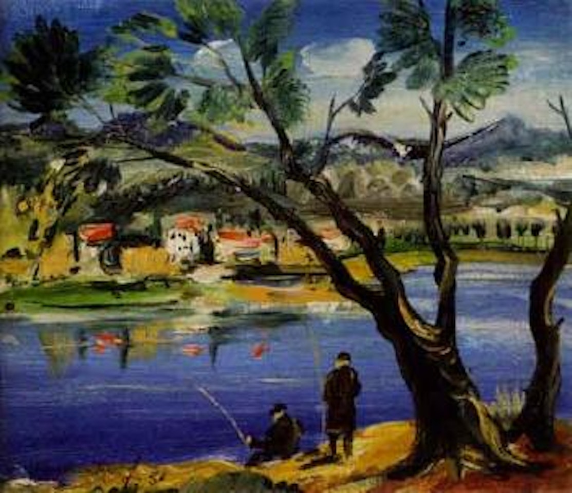 Seine landscape by Franz Heckendorf