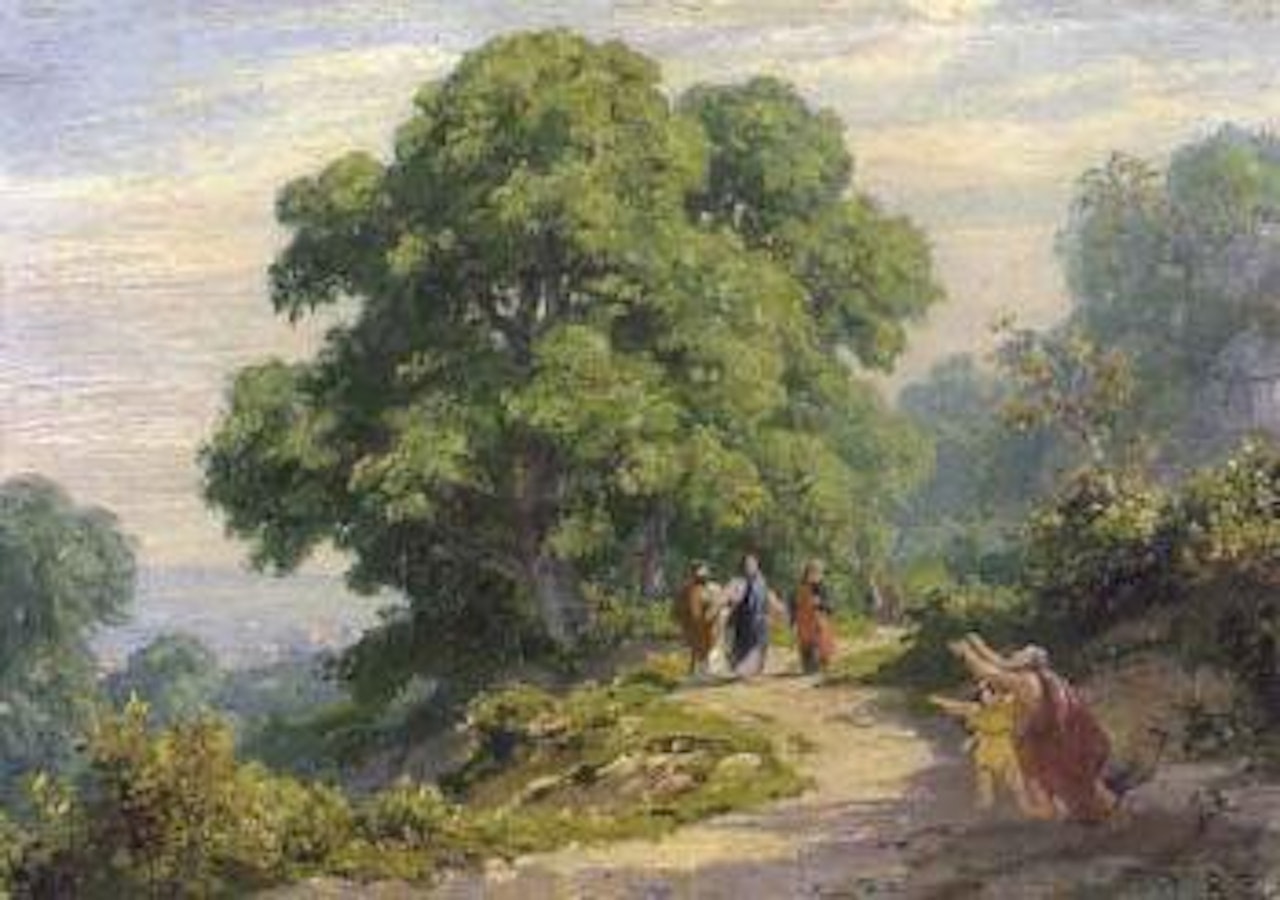 Road to Emmaus by Robert Zünd