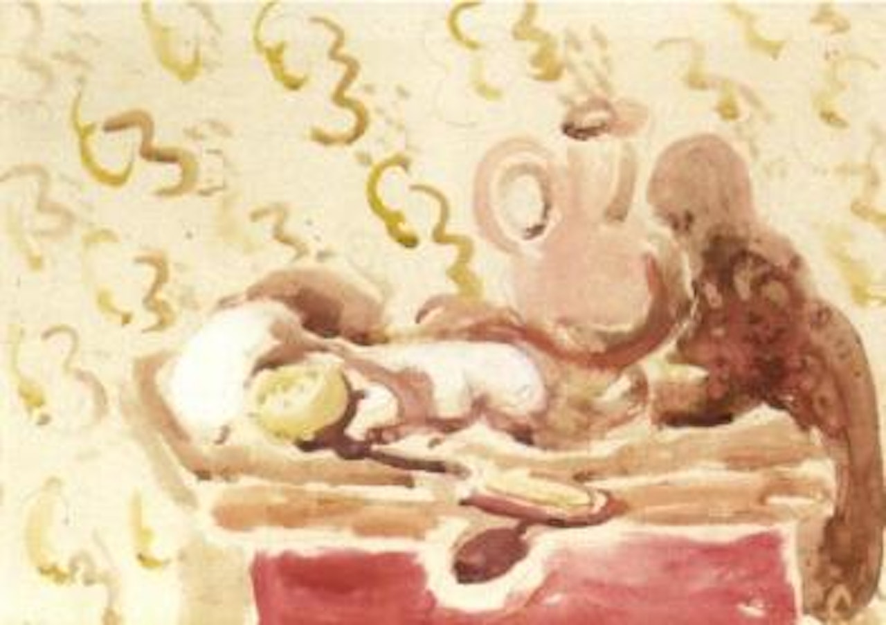 Still life with jug and knife by Duncan Grant