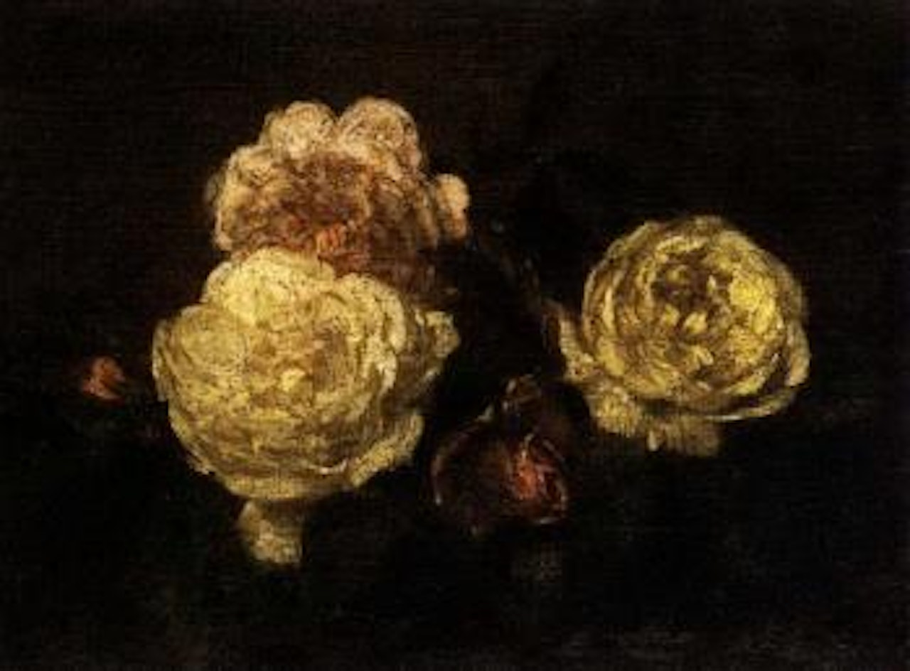 Fleurs, roses by Henri Fantin-Latour