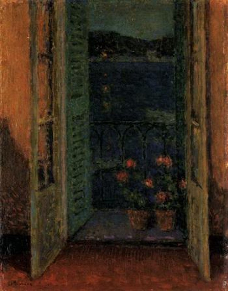 Fenetre au crepuscule by Henri Le Sidaner