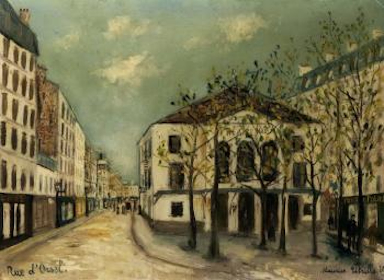 Rue d'Orsel by Maurice Utrillo