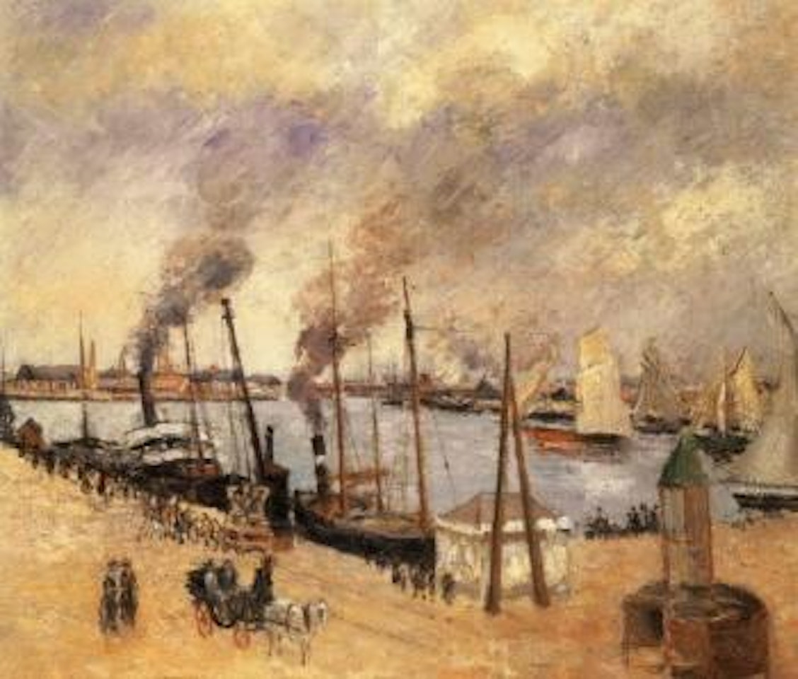 Le port du Havre by Camille Pissarro