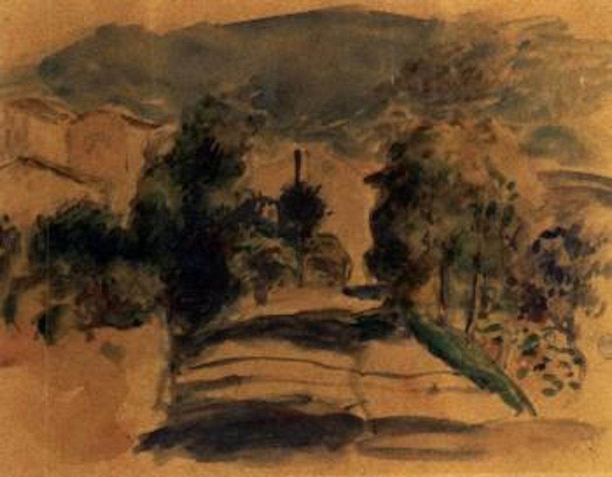 Paysage de Cagnes by Pierre-Auguste Renoir