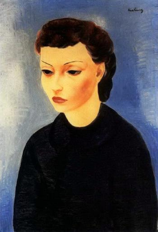 Portrait de femme by Moïse Kisling