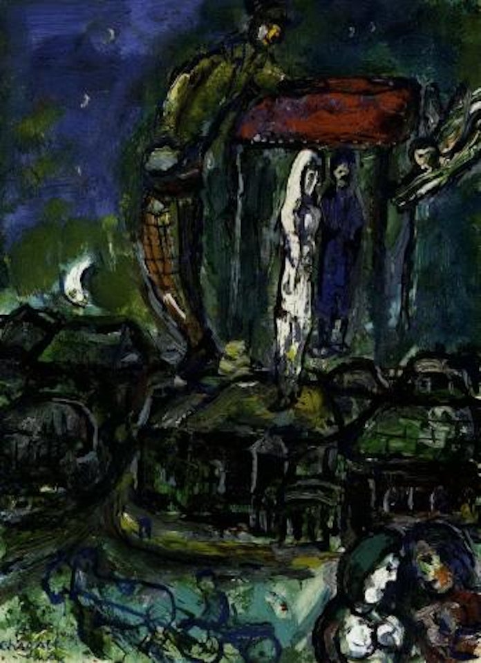 Le mariage by Marc Chagall